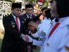 Calon Anggota Pasukan Pengibar Bendera Pusaka (Paskibraka) Tingkat Kota Parepare Tahun 2026 resmi dikukuhkan. Pengukuhan berlangsung di halaman Rumah Jabatan Wali Kota Parepare, Sabtu (15/8/2026).