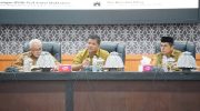 Bupati Bantaeng, Muh. Fathul Fauzi Nurdin, didampingi Wakil Bupati Bantaeng, H. Sahabuddin, menghadiri sekaligus membuka kegiatan coffee morning dan rapat kesiapan pemenuhan data penyelenggaraan Program Strategis Nasional (PSN) semester I Tahun 2026. Kegiatan tersebut berlangsung di Ruang Pola Kantor Bupati Bantaeng, Senin, 31 Agustus 2026.