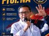 Poster bertajuk Kerja Nyata Prof. Nurdin Abdullah dengan logo NA for DPD 2029