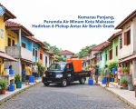 Perumda Air Minum Kota Makassar menyiapkan enam unit mobil pickup yang dilengkapi tandon untuk mendistribusikan bantuan air bersih ke permukiman yang tidak dapat dijangkau mobil tangki. Armada tersebut digunakan untuk menjangkau pelanggan yang berada di lorong-lorong dengan akses jalan terbatas.