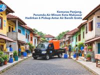 PDAM Makassar Siapkan 6 Mobil Pickup Antar Air ke Lorong yang Tak Terjangkau Mobil Tangki 34 Perumda Air Minum Kota Makassar menyiapkan enam unit mobil pickup yang dilengkapi tandon untuk mendistribusikan bantuan air bersih ke permukiman yang tidak dapat dijangkau mobil tangki. Armada tersebut digunakan untuk menjangkau pelanggan yang berada di lorong-lorong dengan akses jalan terbatas.