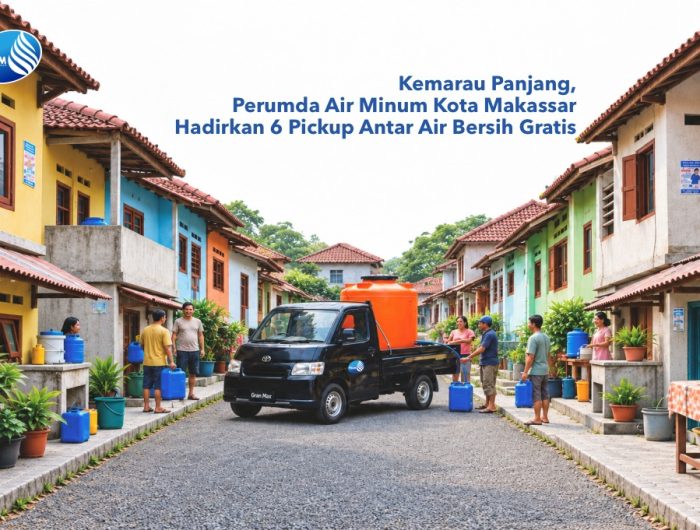 Perumda Air Minum Kota Makassar menyiapkan enam unit mobil pickup yang dilengkapi tandon untuk mendistribusikan bantuan air bersih ke permukiman yang tidak dapat dijangkau mobil tangki. Armada tersebut digunakan untuk menjangkau pelanggan yang berada di lorong-lorong dengan akses jalan terbatas.