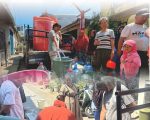 Warga Kelurahan Karuwisi Utara, Kecamatan Panakkukang, Kota Makassar, mengapresiasi langkah jajaran direksi Perumda Air Minum Kota Makassar menghadirkan mobil pickup yang dilengkapi tandon air untuk mendukung penyaluran bantuan air bersih.