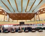 Sebanyak 265 mahasiswa baru Program Studi Sarjana Farmasi Universitas Muslim Indonesia (UMI) Tahun Akademik 2026/2027 mengikuti Studium Generale 2026 di Auditorium Al-Jibra, Kampus II UMI, Sabtu (12/9/2026).