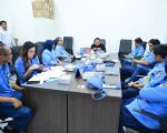 Plt Direktur Utama Perumda Air Minum Kota Makassar, Andi Syahrum bersama Plt Direktur Keuangan Perumda Air Minum Kota Makassar menghadiri rapat kerja dengan Komisi B DPRD Kota Makassar di Kantor DPRD Kota Makassar, Jalan AP Pettarani, Senin (14/9/2026).