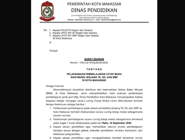 Antran BBM Normal Lagi, Siswa TK-SMP Kembali Sekolah Tatap Muka Mulai Tanggal Besok 13 IMG 1716