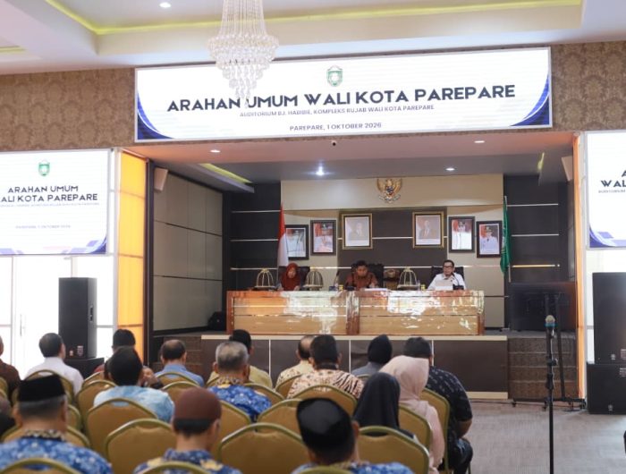 Pemkot Parepare Perkuat Kinerja Aparatur Berbasis Manajemen Talenta 13 Pemerintah Kota Parepare di bawah kepemimpinan Wali Kota Tasming Hamid dan Wakil Wali Kota Hermanto terus berupaya meningkatkan serta memperkuat kinerja aparatur di lingkup pemerintahan.
