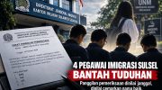 Empat pegawai di lingkungan Direktorat Jenderal Imigrasi Sulawesi Selatan berinisial NPB, AIA, AZI, dan Y mempersoalkan dasar penerbitan surat panggilan pemeriksaan terkait dugaan pelanggaran disiplin mengenai perbuatan pelecehan. Mereka membantah melakukan tindakan yang dituduhkan dan meminta agar keterlibatan masing-masing dijelaskan secara objektif.