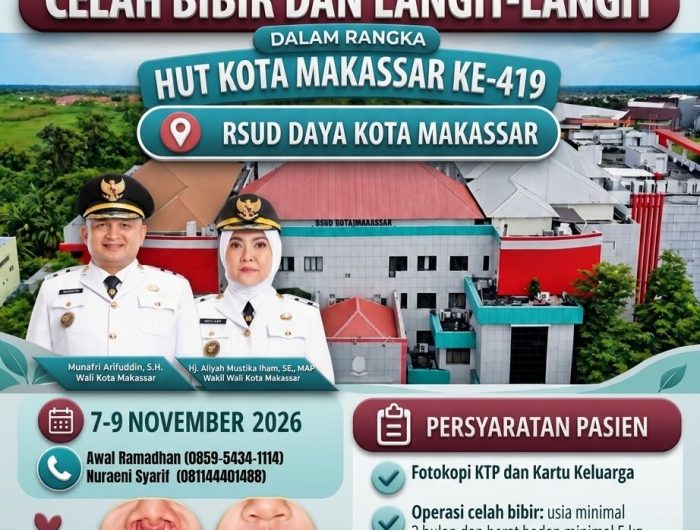Kolaborasi RSUD Daya–RSGM Unhas, Warga Bisa Akses Operasi Celah Bibir Gratis 12 a9840a3e 8b30 4563 b8df baac176affa0